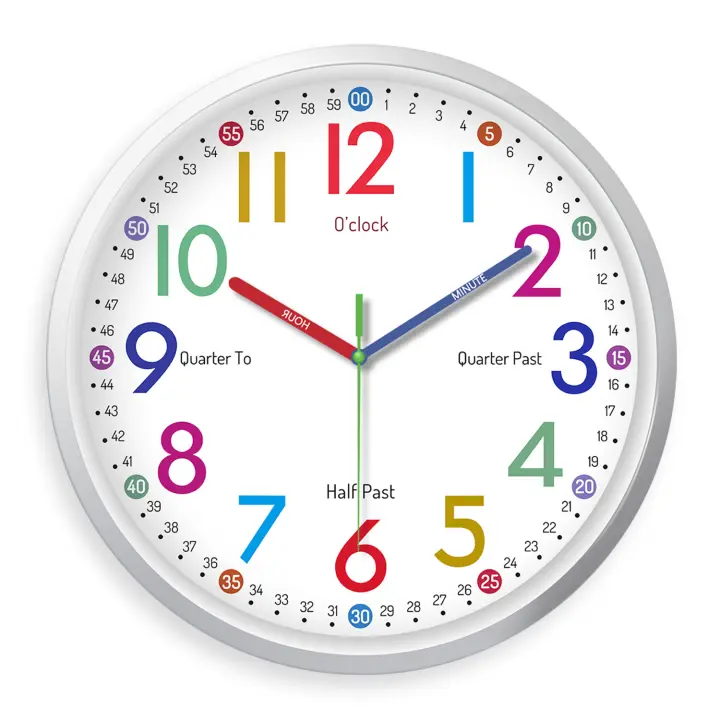 Reloj De Pared Moderno Y Sencillo De 8 Pulgadas Para Sala De Estar Dormitorio Y Cocina Decoración De Hogar Reloj De Cuarzo Silencioso Sin Batería Regalo De Vacaciones - 1