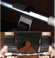 Fitness Squat levantamiento de pesas Pull-up muñeca Gancho Barra horizontal ejercicio entrenamiento de fuerza sin estrangular Poder - details 2