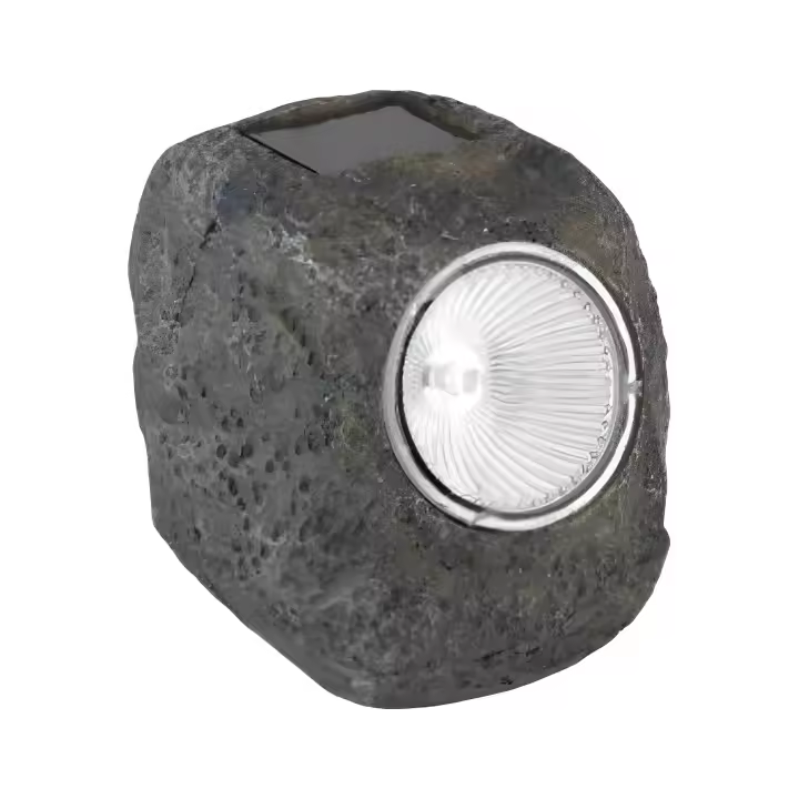 🪨 Pack de 2 Lámparas Solar de Jardín en Forma de Piedra ✅ Dos tamaños disponibles: 📏 Grande: 14.5 x 11.5 x 11.5 cm 📏 Pequeña: 11.5 x 9.5 x 9.5 cm. Se mimetiza perfectamente en el entorno y aporta un toque de luz ambiental ideal pa - 1