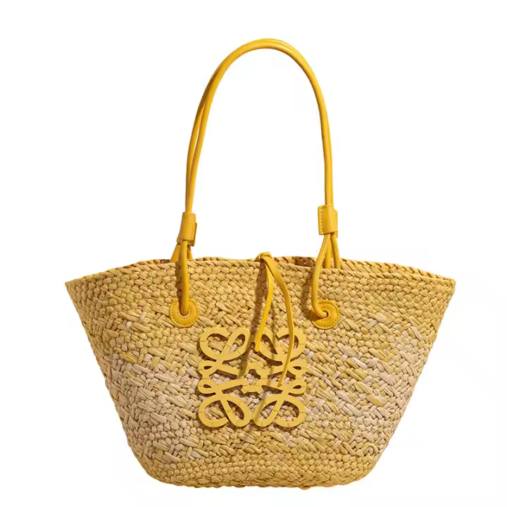 Bolso de paja tejida grande - Nueva tendencia, casual, sencillo, versátil, bandolera para mujer, verano, bolso de gran capacidad. - 1