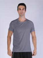 Camiseta Deportiva Para Hombres Secado Rápido Transpirable Suéter Casual Cuello Redondo Manga Corta Adecuada Para Gimnasio Y Correr Al Aire Libre - details 9