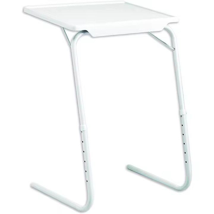 STARLEY- Mesa Auxiliar Plegable Sofá Salón , Mesa con Altura Regulable , Mesas Plegables Pequeñas , Ahorro de Espacio,51X39 - 1