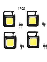 Mini linterna LED de 1500LM, luz de trabajo, llavero de bolsillo portátil, recargable por USB al aire libre para acampar, sacaco - details 2