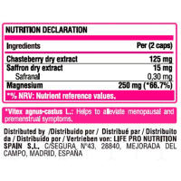 LIFE PRO NUTRITION REA 120 VEGANCAPS - Extractos Naturales - Gestiona Ciclo Mujer - Mejora Bienestar General Durante tus Dias - details 2