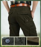 Pantalones De Cargo Para Hombre Pantalones Casuales De Algodón Para Exterior Senderismo Táctico Ropa De Trabajo Entrenamiento Y Ejercicio - details 0