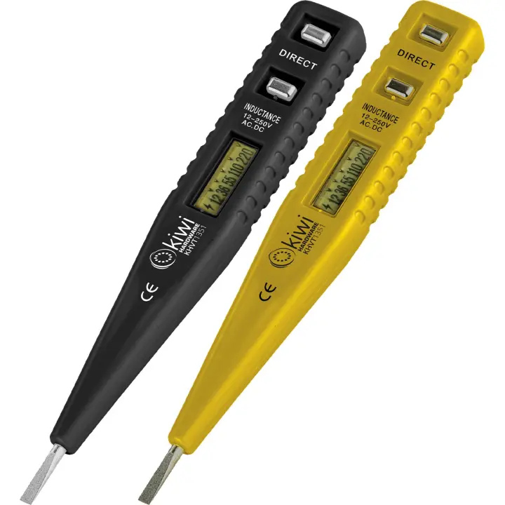 Kiwi - Probador de Voltaje Digital 12250V - Preciso, Seguro y Conveniente para el Hogar y Trabajo - 1