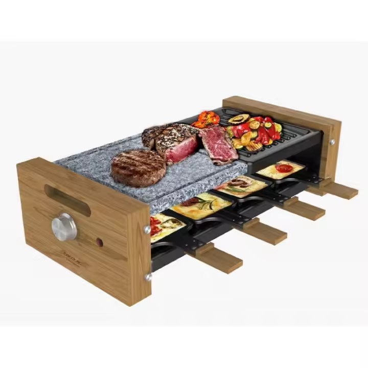 Cecotec Raclette Raclette Cheese&Grill 8400 Wood Mixgrill - 1