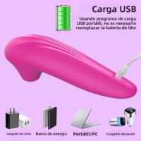 Vibrador Para Mujeres Con Estimulador De Clítoris Y Pezones Control Manual Silicón Médico Juguete Sexual Para Adultos 18+ - details 4