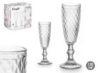 Arte Regal Set 6 copas de Cava diamante transparente 170 ml - details 1