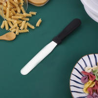 Cuchara De Crema De Acero Inoxidable 27cm Herramienta De Decoración De Pasteles Espátula Para Amasar Y Mezclar Accesorios De Cocina - details 6