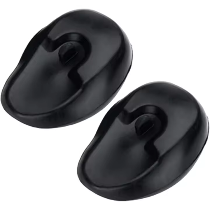 Orejeras de silicona para peinar el cabello, protección contra el calor, impermeables, para teñir el cabello, protectores auditivos de silicona - 1