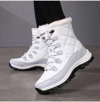 Botas De Tobillo Para Mujer Invierno Calor No Derrapante Negras Botas De Nieve Con Cordones Chaussures Femme Botines Mujer Planas - details 7