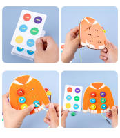 Juego Educativo Montessori Para Niños Aprendizaje Básico De Vida Juguetes Educativos De Tejido Con Tablero Y Botones Juego De Vida Sencilla Para Niños - details 7