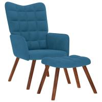 vidaXL Sillón de relax con reposapiés terciopelo rojo tinto en color Rojo vino tinto/Crema/Verde claro y más - details 10
