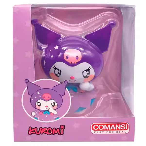Figura Kuromi Hello Kitty 16cmFigura  Coleccionable - Idea de Regalo- Mercancia Oficial - Juguetes para Niños y Adultos - Movies Fans - Muñeco para Coleccionistas y Exposición - 1
