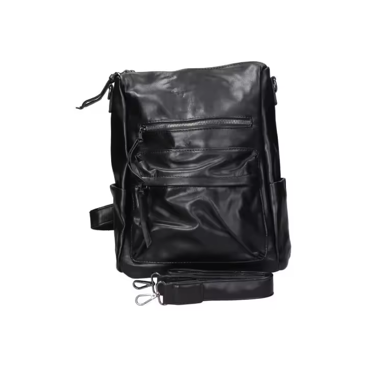 SARA BAGS | Mochila de Paseo Sara Bags para Mujer – Mochila Casual En Color Negro – Mochila con Cremallera – Varios Compartimentos – Espaciosa – Cómoda – Modelo SS4021 - 1