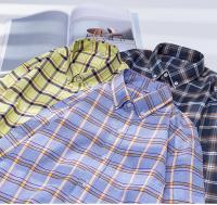 Camisa Larga De Manga Para Hombres De Talla Grande 6XL Algodón 100% Casual Con Bolsillo Y Pato Plaid Oxford Tejido Cómodo Primavera Otoño Sin Hierro - details 8