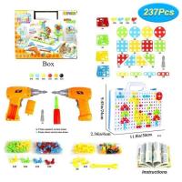 Juego de construcción - PIMPIMSKY - 237 piezas - Taladro Eléctrico-Juguete Educativo-Montessori - details 1