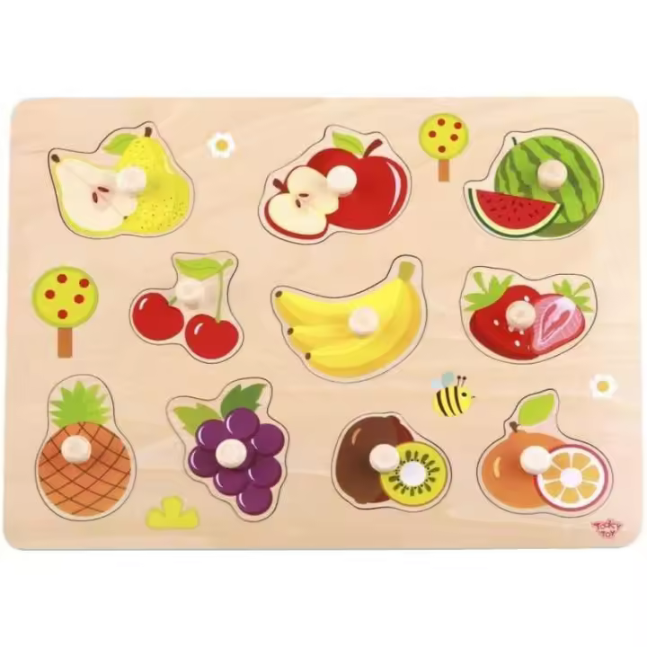 Puzzle De Madera Frutas - 1