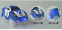 Coche De Rail DIY De Alta Velocidad Con Luz Eléctrica Juguetes Educativos Para Niños Material ABS Batería AA No Incluida - details 15