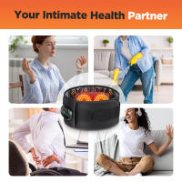 Cinturón de masaje con calefacción eléctrica para cintura, cinturón de soporte elástico multifuncional, cinturón de calor con calefacción y luz roja para abdominales. - details 11