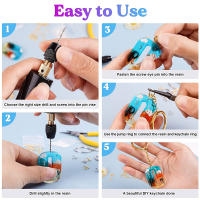 Kit De Herramientas Para Joyería Mini Taladro Eléctrico Portátil Y Portátil Mini Taladro De Cadena Para Resina Y Joyería Herramienta De Moldeo Metálico USB Poderado - details 4