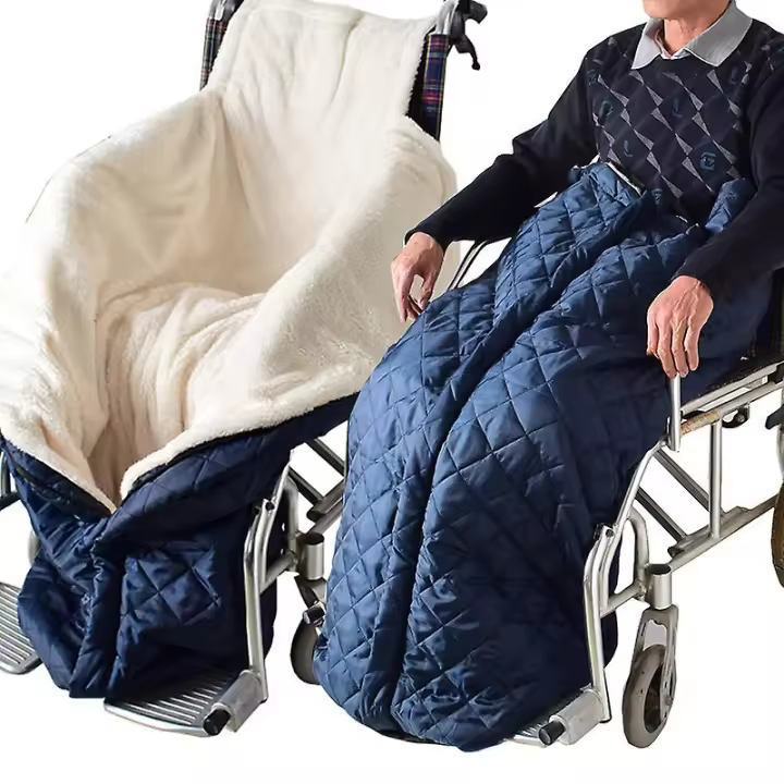 Manta Ligera para Silla de ruedas', Manta Gruesa para Silla de ruedas', accesorios para Manta polar para Silla de ruedas', Resistencia eficaz al Viento frío - 1