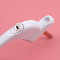Manija De Puerta Universal Con Cerradura Blanca Para Doble Vidrio Y Cerradura De Clave Herramienta Manual De Aleación De Cobre - details 5