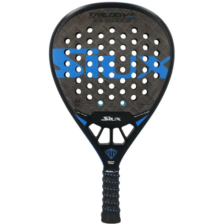 Pala de Padel Siux Trilogy 3 Attack, 100% Carbono 24K para jugadores de nivel alto o profesional - 1