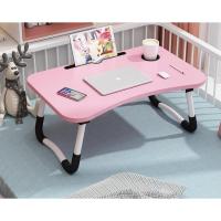 Mesa De Cama Plegable Portátil Multifunción 60Cm X40Cm,Mesa de ordenador ajustable portátil de escritorio girar mesa de cama para PC  , Auxiliar Mesa portátil para Sofá - details 2