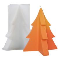 Molde De Silicona Para Vela De Árbol De Navidad 3D Creativo Para Epoxy Resina DIY Aromaterapia Vela Tamaño Estándar De Plantas - details 3