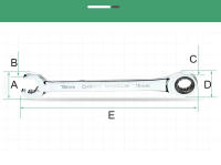 Llave De Eje Doble LAOA Llave De Abrazadera Combinada Multifuncional Antideslizante Hecha De Acero Crimén-vánado Taiwanes - details 1