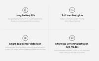 Lámpara Nocturna Xiaomi Mijia 3ra Generación Recargable 600mAh Con Sensor De Movimiento Y Brillo Ajustable Sensor Inteligente De Luz Humana - details 1