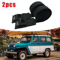 2Pcs Correa De Atado Rápido Con Hebilla Para Techo De Coche 250kg Polyester Para Remolques De Kayak Y Equipaje - details 1