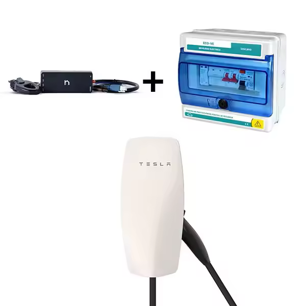 KIT Tesla Wall Connector + Balanceo Monofásico + Protecciones Toscano - 1