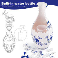 Vaso De Puzzle 3D En Porcelana Y Plástico Diseño De Panda Flor Juguete Creativo Para Decoración Del Hogar Regalo De Cumpleaños Para Niños Y Niñas - details 5