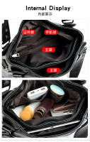 Bolso de mano de PU para mujer de moda, estilo europeo y americano, con costura, sencillo, de alta calidad, Grande. - details 23