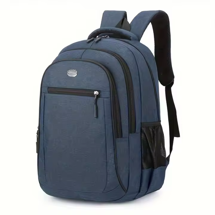 Mochila de gran capacidad para hombre y mujer, bolsa de ordenador para estudiantes, multibolsillo, resistente al agua y al desgaste, Chr - 1
