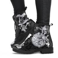 SP Nuevas Botas Martin de otoño E Invierno, BOTAS DE TRABAJO británicas con estampado digital de Dibujos animados para Damas, BOTAS Altas de cuero de gran tamaño. - details 13