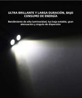 2pcs Luz De Parachoques Frontal 12V LED Blanco Faro De Aguila DRL Bombilla Antiniebla Retroiluminación Luz De Parqueo Universal Para Coche - details 5