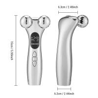 Rodillo facial, instrumento de belleza inteligente EMS, 12 modos, 9 velocidades, pulso 4D, instrumento de adelgazamiento facial, masajeador facial en V - details 7