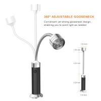 Lámpara LED Ajustable Magnética Para Barbacoa Resistente Al Calor Con Cuello De Ganso 360 Grados Luz De Grill Para Exterior Accesorio De Cocina - details 1