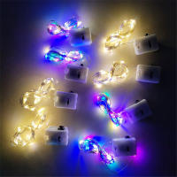 Cadenas De Luces LED 10pcs Pequeñas Y Coloridas Con Pilas Incluidas Para Ambiente Navidad Exterior Decoración De Habitaciones Y Festivales - details 6