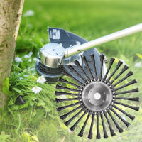 Cepillo De Rueda De Acero De 10 Pulgadas Para Jardín Trimmer De Hierba Universal Eliminador De Maleza Y Rusticidad Para Motosierra - details 3