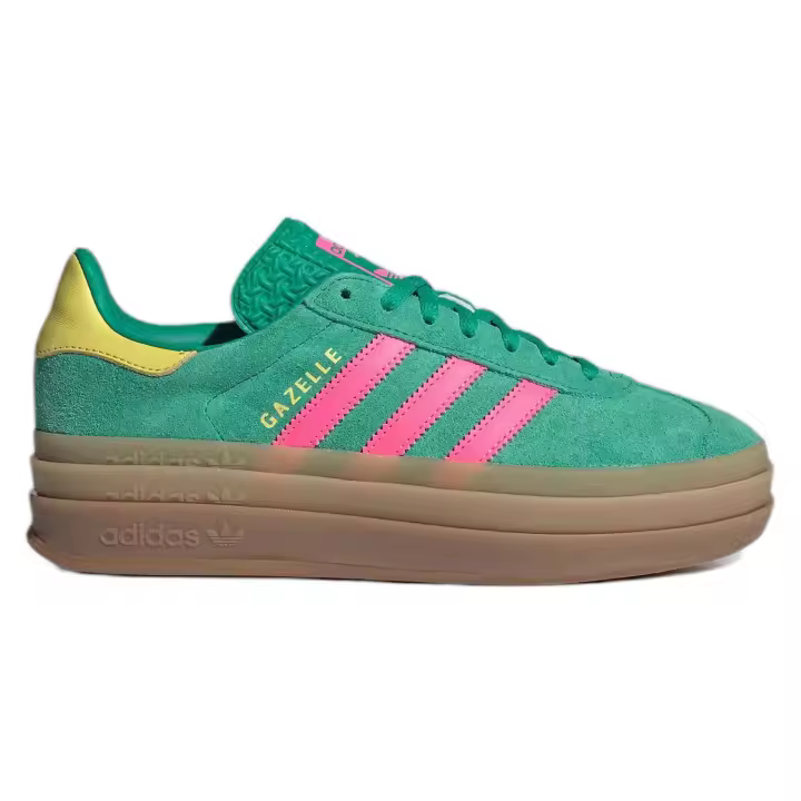 Zapatillas Adidas Gazelle Bold para mujer en color verde - 1
