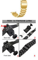 Correa De Pulsera De Acero Inoxidable 22mm/20mm Para Amazfit GTR/Stratos/GTS 4 3 2 Mini Y BIP 5 Reemplazo Compatible Con Varios Modelos Unisex - details 9