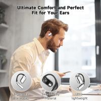Auriculares Bluetooth 5.4 de conducción ósea abierta, auriculares deportivos con micrófono incorporado en auriculares inalámbricos, caja de carga de Pantalla LED con gancho auricular cómodo, auriculares ipx7 impermeables, adecuados para correr y hacer eje - details 6