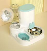 Dispensador Automático Para Gatos Y Perros Cuenco De Agua Y Alimentos Con Recarga Automática Basin Para Gatos Y Perros Material Plástico Forma Cuadrada - details 10