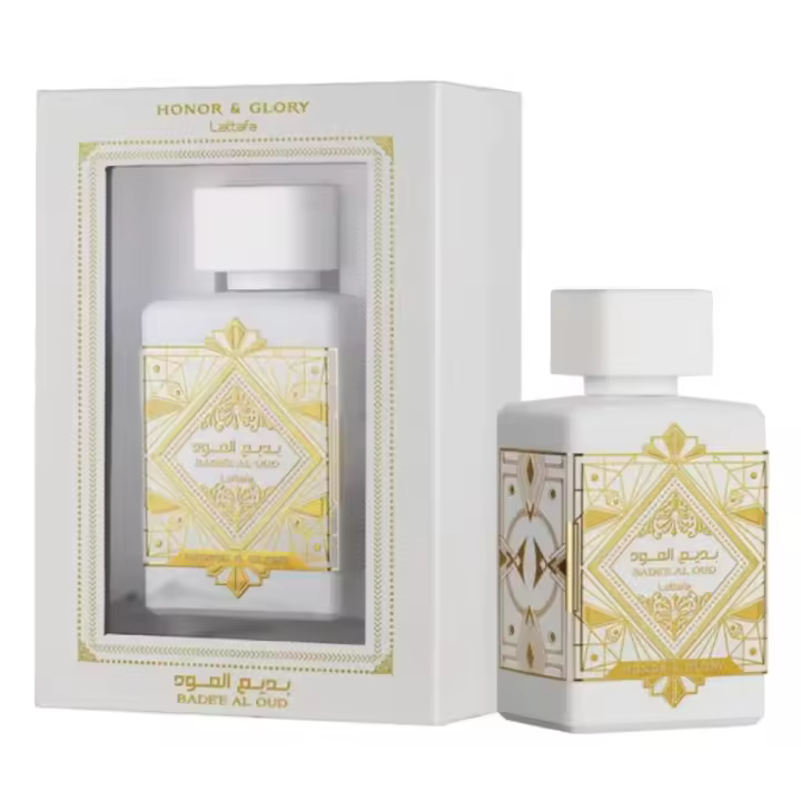 LATTAFA BADEE AL OUD HONOR AND GLORY - WHITE 100 ML ENVIO 24H PERFUME ORIGINAL - 1
