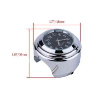 Reloj De Manillar Para Motocicleta Con Termómetro Reloj De Cuarzo Estilo De Motocicleta Montaje En Manillar Accesorios Para Motocicletas - details 12